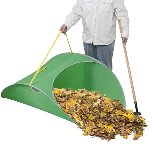 Laubsammler Gartenabfallsäcke, Laubgreifer Laubsäcke Blatt Werkzeuge aufheben, Gartensäcke Rasenschnitt, Kreativ Wiederverwendbar Gartenabfallsack Blatt Kollektor