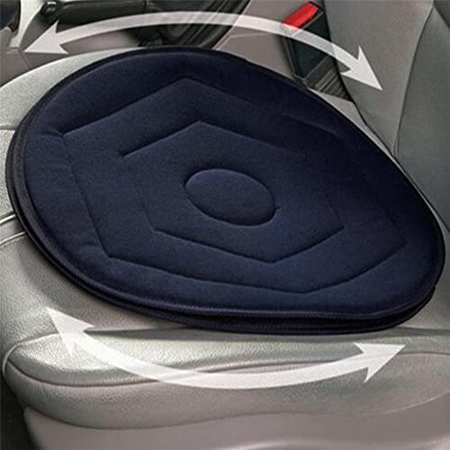 Besreey Drehbares Kissen Für Auto - Car Swivel Cushion - Drehsitzkissen - Relaxing 360 Rotating Seat Cushion | 40 cm, Drehendes Sitzkissen Gedächtnis Schwenker Schaum Mobilitätshilfe Sitzkissen