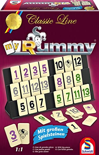 Schmidt Spiele 49282 - Classic Line MyRummy, Legespiel mit großen Spielsteinen
